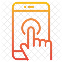 Pantalla Tactil Telefono Inteligente Aplicacion Icono