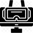 Pantalla Vr Pantalla Metaverso Realidad Virtual Icono