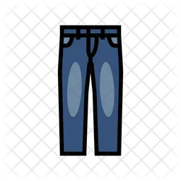 Pantalones de mezclilla masculinos  Icono