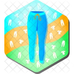 Pantalones deportivos  Icono