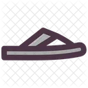 Kleidung Pantoffeln Flip Flops Symbol