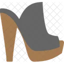 Pantoletten Absatz High Heels Symbol