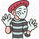 Pantomime Comedian Actor Icon