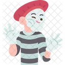 Pantomime Comedian Actor Icon