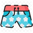 Summer Icon Set Pants Swimsuit Icon