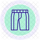 Pants Color Circle Icon Icon