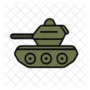 Panzer Gepanzert Fahrzeug Symbol