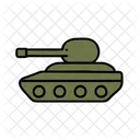 Panzer Gepanzert Fahrzeug Symbol