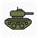 Panzer Gepanzert Fahrzeug Symbol