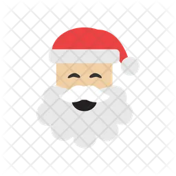 Papá Noel sonriente  Icono