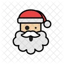 Papá Noel sorprendido  Icono