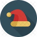 Papai Noel Bone Chapeu Ícone