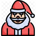 Papai Noel Homem Avatar Ícone