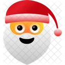 Papai Noel Emoji Emoticons Ícone