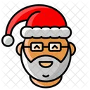 Barba Avatar De Natal Avatares Ícone