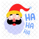 Cara De Papai Noel Emoji De Papai Noel Emoji De Natal Ícone