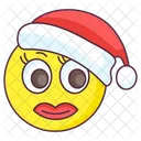 Emoji de Papai Noel chocado  Ícone