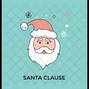 Papai Noel Barba Ícone