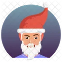 Papai Noel irritado  Ícone