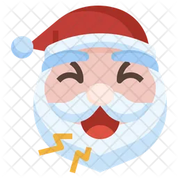 Papai Noel rindo Emoji Ícone