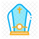 Papal Tiara Italian Icon