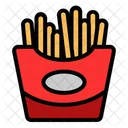 Papas Fritas Comida Comida Rapida Icono