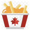 Papas fritas  Icono