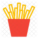 Papas Fritas Patata Comida Rapida Icono