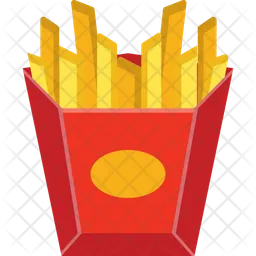 Papas fritas  Icono