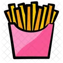 Patatas Fritas Patatas Carbohidratos Icono