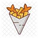 Papas fritas  Icono