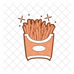 Papas fritas  Icono