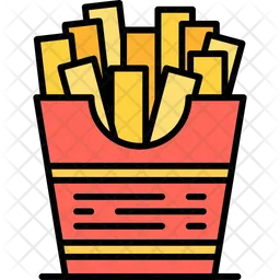 Papas fritas  Icono