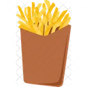 Papas fritas  Icono