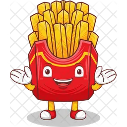 Papas fritas  Icono