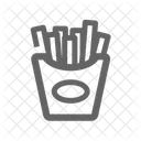 Papas fritas  Icono