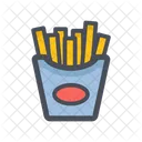 Papas fritas  Icono