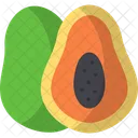 Papaya Exotic Fruit Tropical Fruit Icon