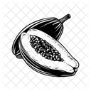 Papaya Fruit Healthy Icon