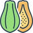 Papaya Carbon Papaya Icono
