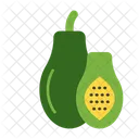 Papaya Fruit Healthy Icon