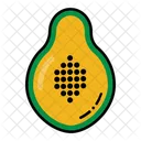 Papaya Pawpaw Slice Icon