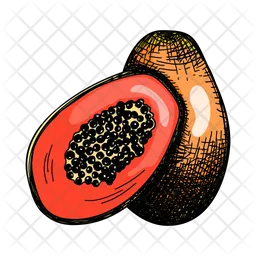 Papaya  Icono