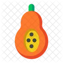 Papaya Organic Tropical Icon