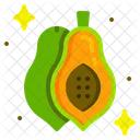 Papaya Orange Sweet Icon