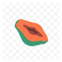 Papaya Fruit Fresh Icon
