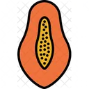 Papaya Fruit Healthy Icon