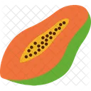 Papaya Half Cut Papaya Vegetable Icon