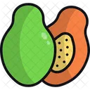 Papaya Diet Healthy Food Icon