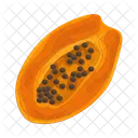 Papaya Fruit Healthy Icon